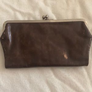 Brown Hobo Clutch/ Wallet